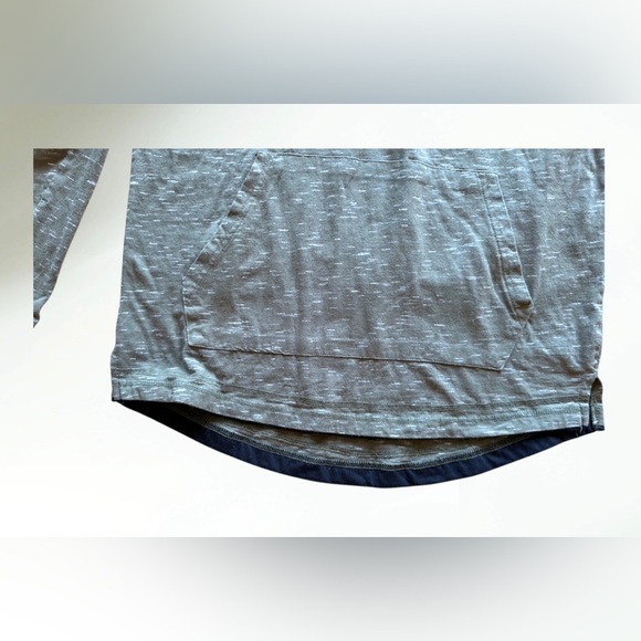 Straight Faded Hunter Green Lightweight Hooded Long Sleeve Top Size Large EUC - Picture 5 of 7